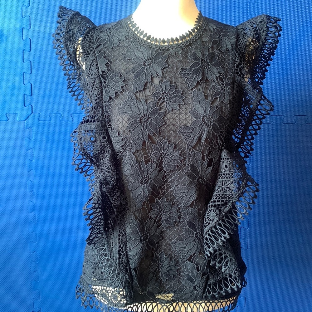 Guest Editor Lace Blouse